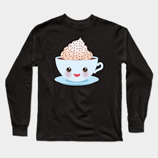 Cute coffee Latte Long Sleeve T-Shirt